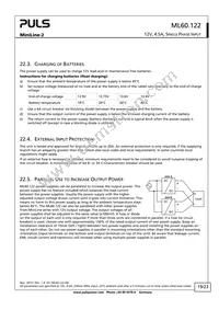 ML60.122 Datasheet Page 19