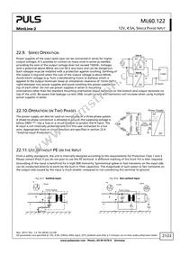 ML60.122 Datasheet Page 21