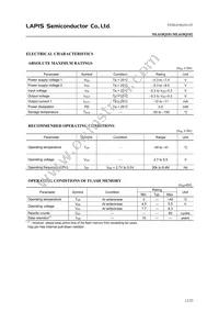 ML610Q101-NNNGDZ05BX Datasheet Page 12