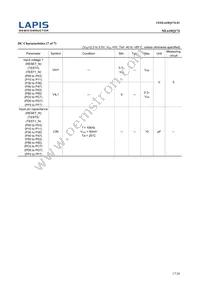 ML610Q174-NNNGAZWAX Datasheet Page 17