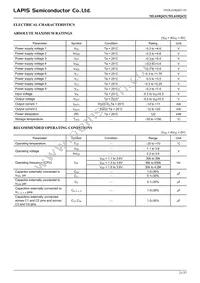 ML610Q432A-NNNTC03A7 Datasheet Page 21