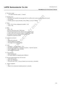 ML620Q156A-NNNTBWATL Datasheet Page 2