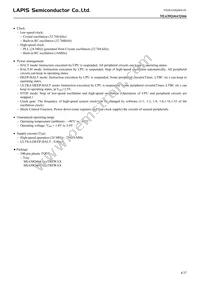 ML630Q466-NNNTBZWAX Datasheet Page 4