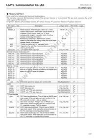 ML630Q466-NNNTBZWAX Datasheet Page 9