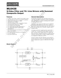 ML6428CS2 Datasheet Cover