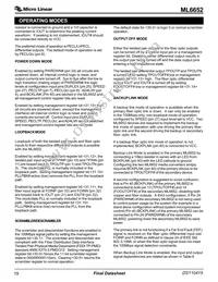 ML6652EM Datasheet Page 19