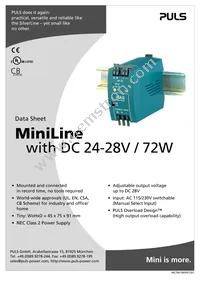 ML70.100 Datasheet Cover