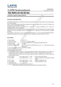 ML9092-01TBZ0AAL Datasheet Cover