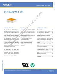 MLCROY-A1-0000-000201 Datasheet Cover