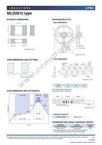 MLD2012SR47TTD25 Datasheet Page 3