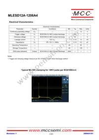 MLESD12A-1206A4-TP Datasheet Page 2