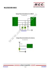 MLESD24B-0603-TP Datasheet Page 3