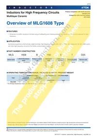 MLG1608SR47JTD25 Datasheet Page 3