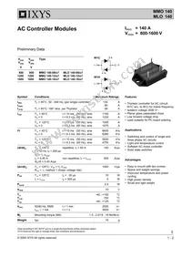 MLO140-16IO7 Datasheet Cover