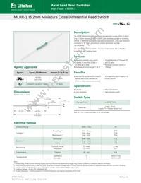 MLRR-3-22-38 Datasheet Cover