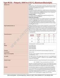 MLSG561M250EB0C Datasheet Page 2