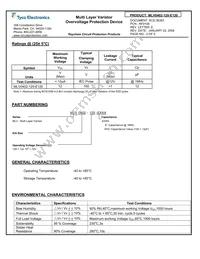 MLV0402-120-E120 Datasheet Page 2