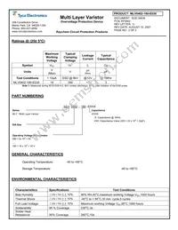 MLV0402-180-E030 Datasheet Page 2