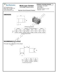 MLV0402-180-E030 Datasheet Page 3