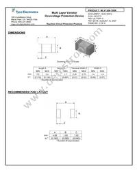 MLV1206-700K Datasheet Page 3