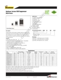 MLVA06V26C100 Datasheet Cover