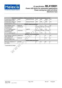 MLX10801RLD Datasheet Page 15