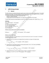 MLX10803KDC-AAA-000-SP Datasheet Page 16