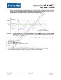 MLX10803KDC-AAA-000-SP Datasheet Page 19