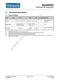 MLX80020KDC-BBA-000-TU Datasheet Page 11