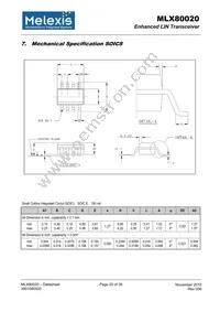 MLX80020KDC-BBA-000-TU Datasheet Page 20