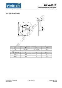 MLX80020KDC-BBA-000-TU Datasheet Page 22