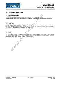 MLX80020KDC-BBA-000-TU Datasheet Page 23