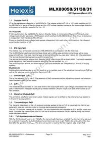 MLX80030KDC-BAA-000-SP Datasheet Page 19