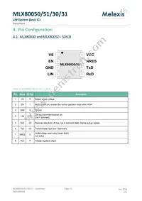 MLX80051KLW-BAA-000-TU Datasheet Page 15
