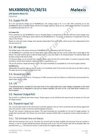 MLX80051KLW-BAA-000-TU Datasheet Page 19