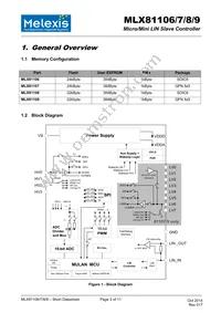 MLX81109KLW-CAA-000-TU Datasheet Page 3