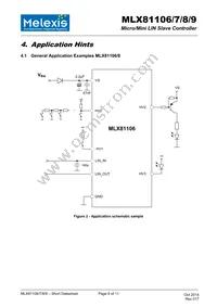 MLX81109KLW-CAA-000-TU Datasheet Page 8