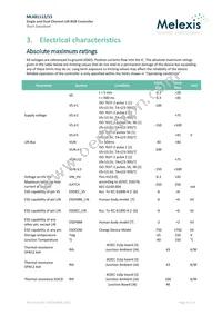 MLX81115KLQ-AAD-100-SP Datasheet Page 6