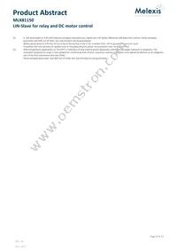 MLX81150LLW-DAA-000-SP Datasheet Page 8