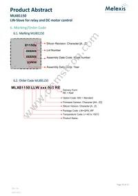 MLX81150LLW-DAA-000-SP Datasheet Page 19