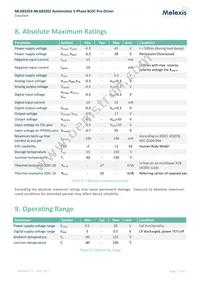 MLX83203KLW-DBA-000-RE Datasheet Page 7