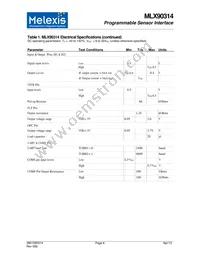 MLX90314LDF-BAA-000-RE Datasheet Page 6