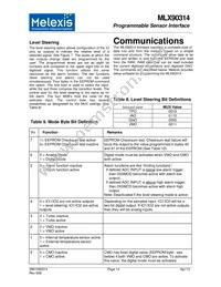 MLX90314LDF-BAA-000-RE Datasheet Page 14