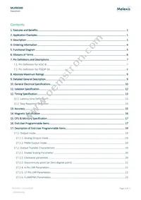 MLX90340LGO-AAA-000-RE Datasheet Page 2