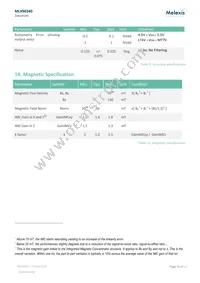 MLX90340LGO-AAA-000-RE Datasheet Page 16