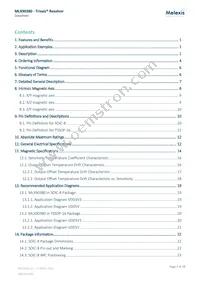 MLX90380LDC-BAB-100-SP Datasheet Page 2