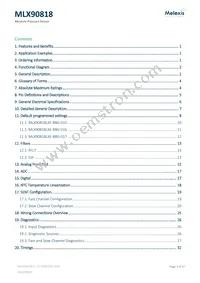 MLX90818LXE-BAE-015-SP Datasheet Page 3