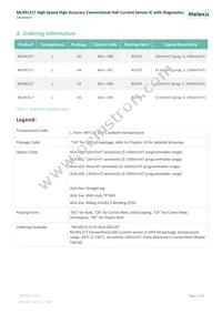MLX91217LVA-ACA-003-SP Datasheet Page 3