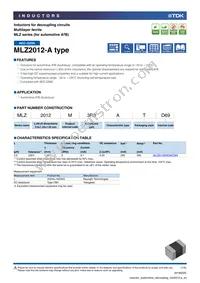 MLZ2012M3R3ATD69 Datasheet Cover
