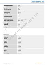 MM18-70APS-ZUK Datasheet Page 3